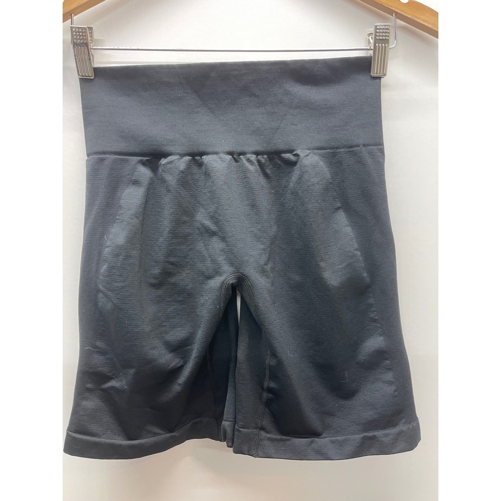 Tyc Black Seamless Scrunch Butt Biker Shorts High Waisted Gym Athletic Medium